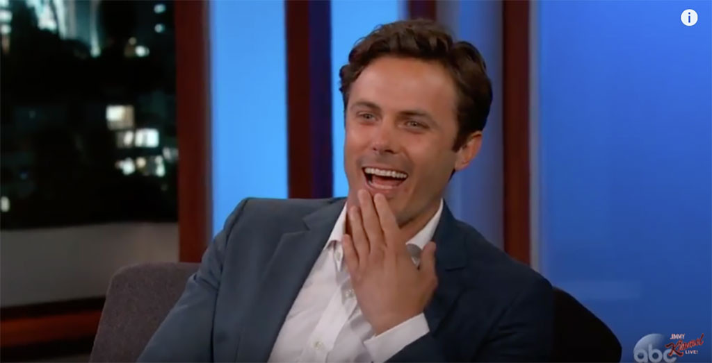 Casey Affleck, Jimmy Kimmel Live! Casey Affleck, Jimmy Kimmel Live!